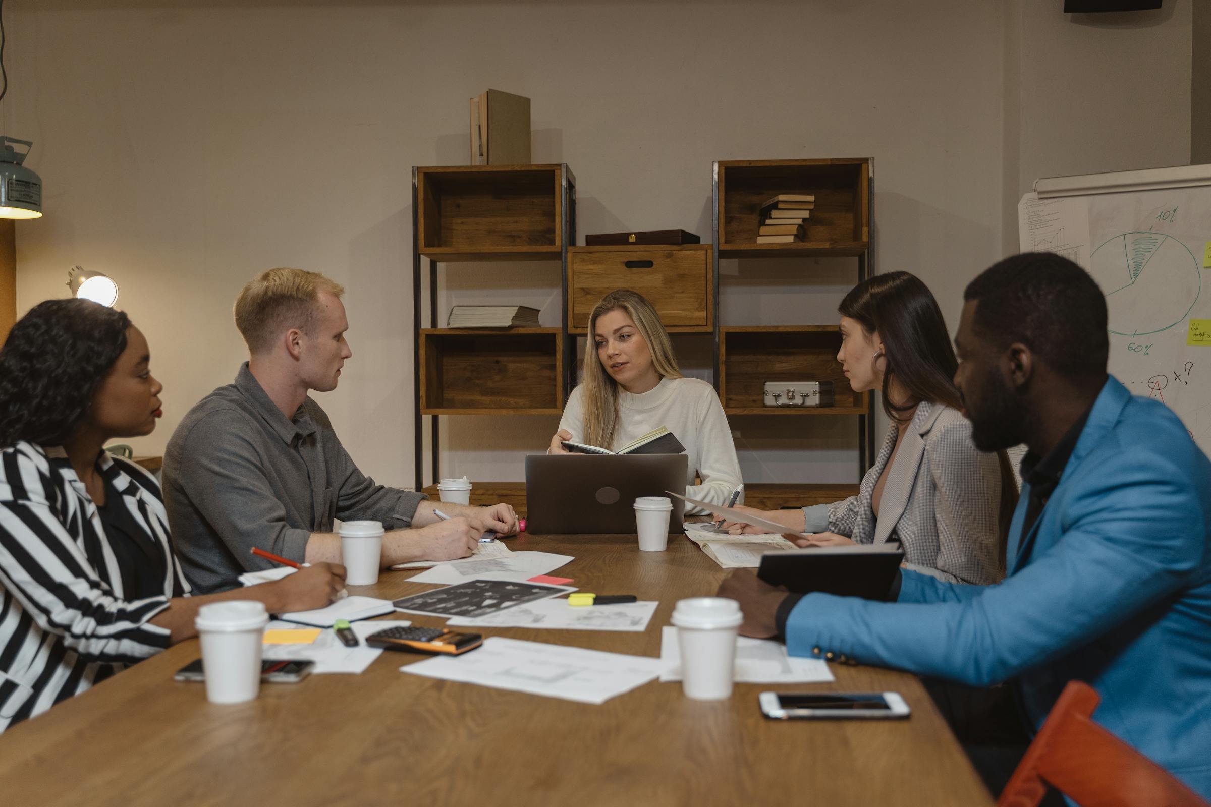 Rencontre d'équipe de gestion quotidienne